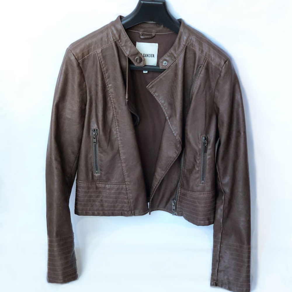 Brown Leather Jacket - image 1